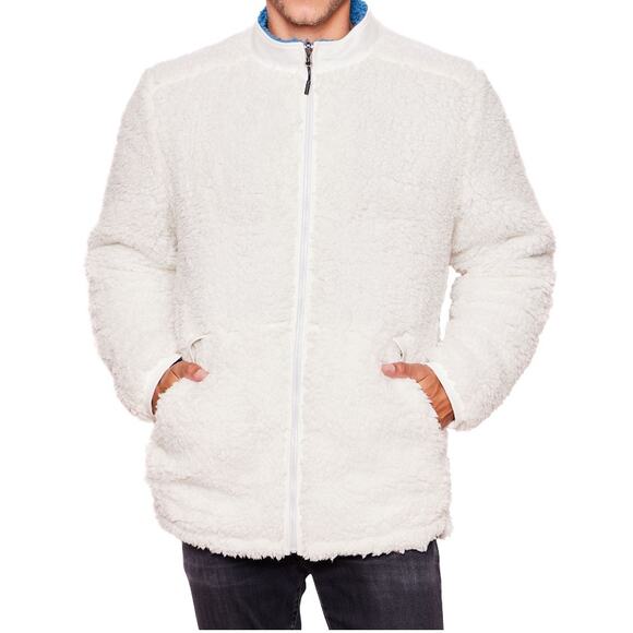 New Be Boundless Men's Reversible Sherpa Jacket Size Large - Picture 1 of 9